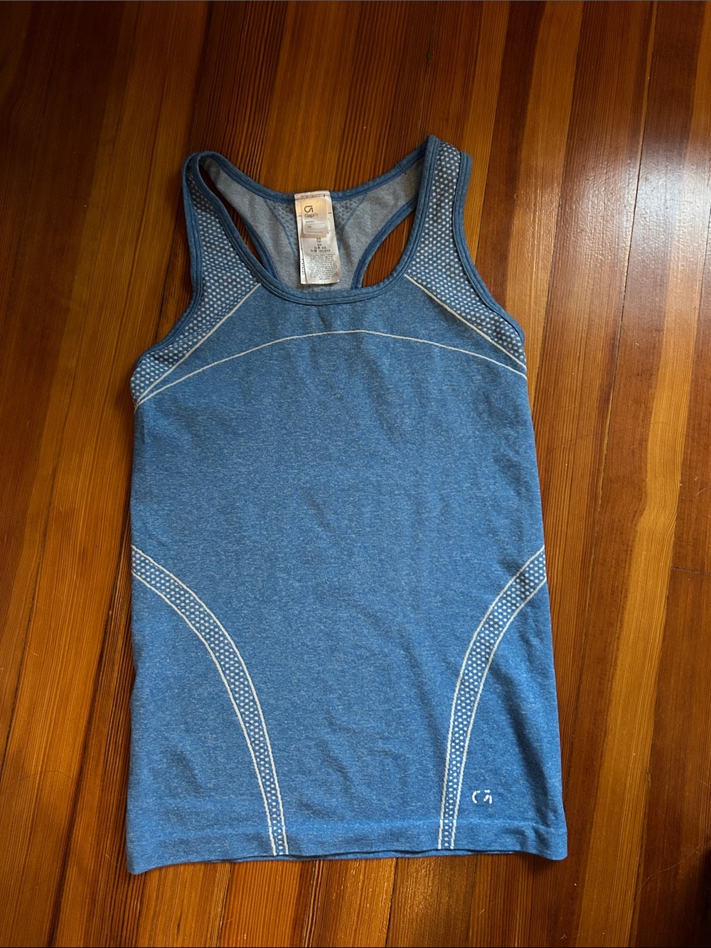 Gap Athletic Racerback Tank Top - Blue XS